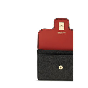 Black Calf Leather Bos Taurus Wallet