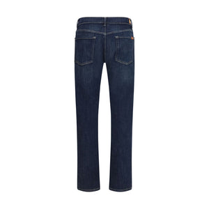 Black Cotton Flared Jeans