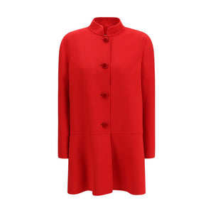 Multicolor Fleece Wool Coat