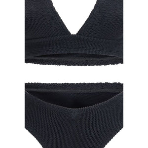 Black Polyamide One-Piece Swimsuit
