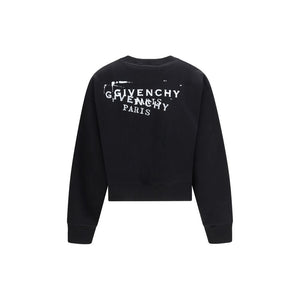 Black Cotton Sweatshirt