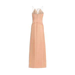 Multicolor Silk Casual Dress