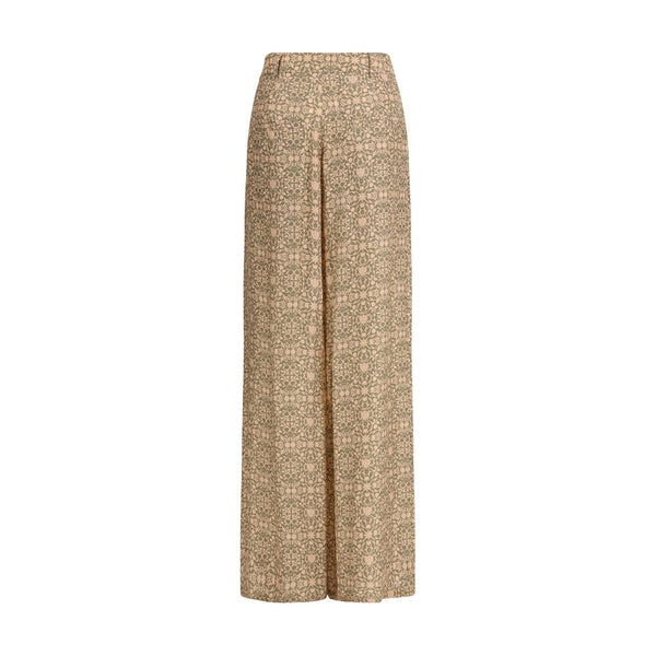 Multicolor Viscose Casual Pants