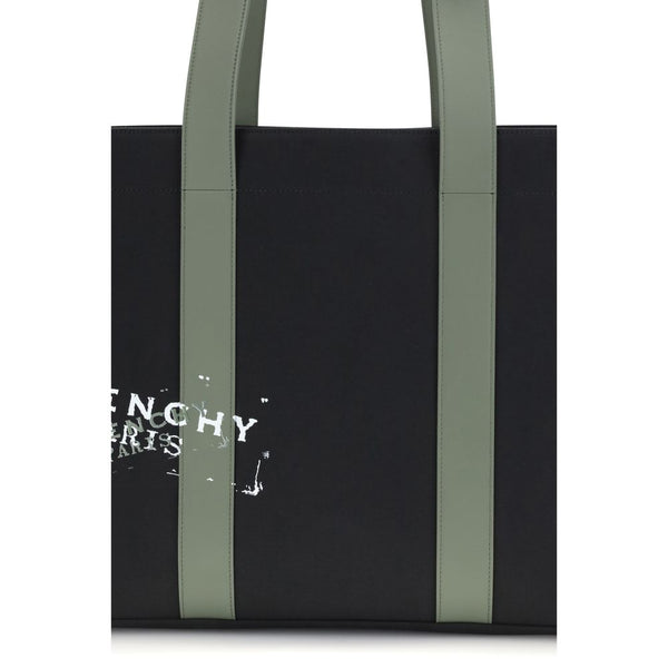 Black Cotton Shoulder Bag