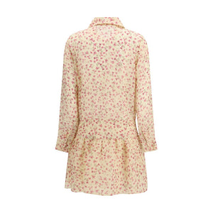 Multicolor Ramie Casual Dress