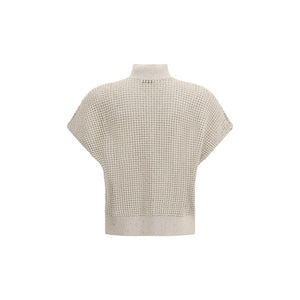 Beige Cotton Cardigan