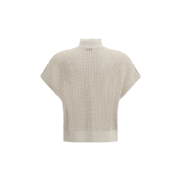 Beige Cotton Cardigan