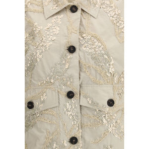 Beige Cotton Coat