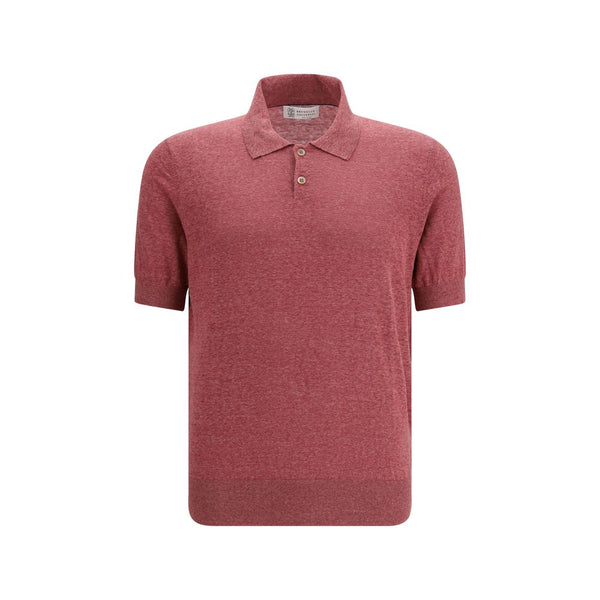 Multicolor Linen Polo Shirt