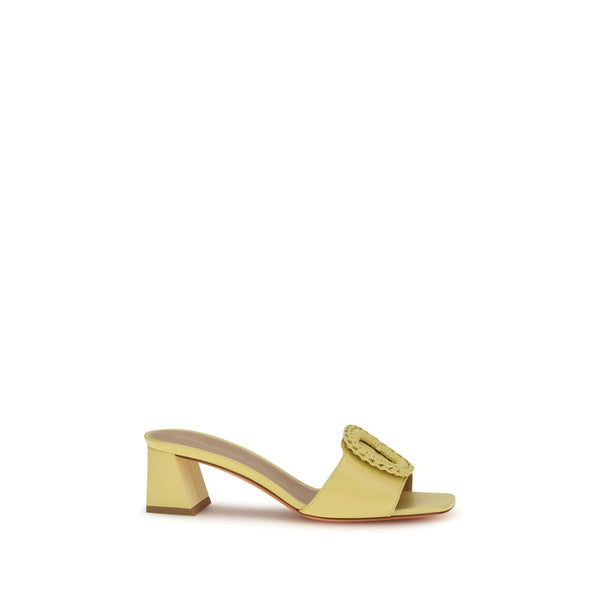 Bicolor Calf Leather Bos Taurus Mules
