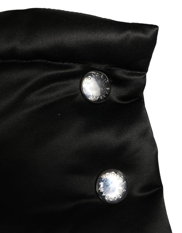 Black Polyester Whole Head Wrap Capello Hat