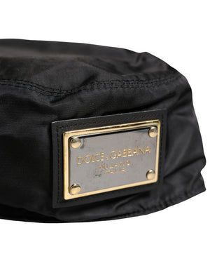 Men Black Plastic Fisherman Bucket Capello Hat