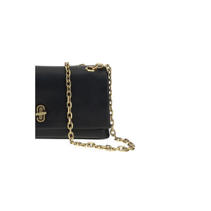 Black Calf Leather Bos Taurus Shoulder Bag