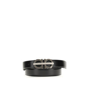 Black Calf Leather Bos Taurus Regular Belt