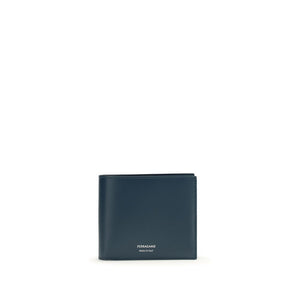 Blue Calf Leather Bos Taurus Wallet