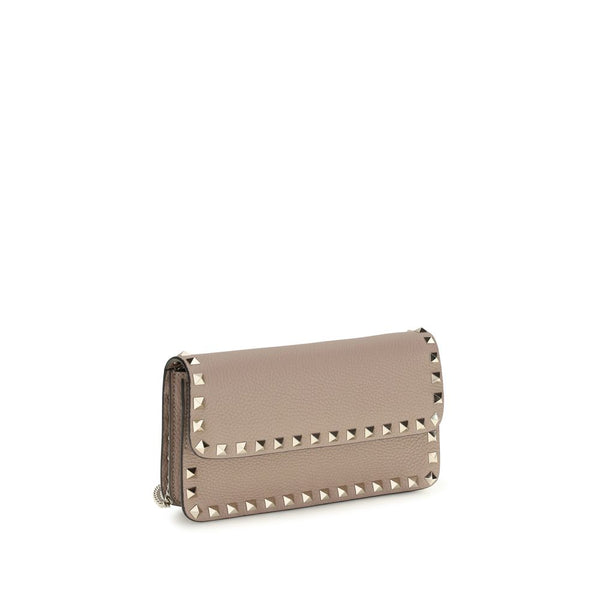 Beige Calf Leather Bos Taurus Wallet
