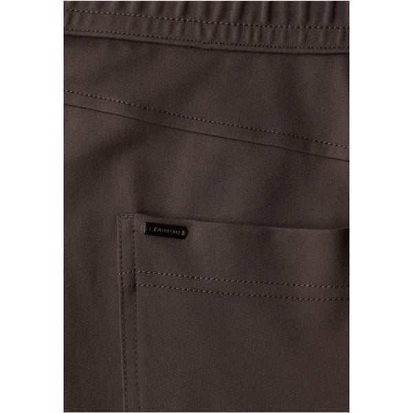 Brown Viscose Casual Pants