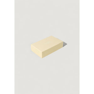 Beige Leather Keychain