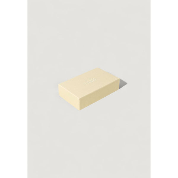 Beige Leather Keychain