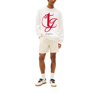 Cream Recycled Cotton Sweatshirt