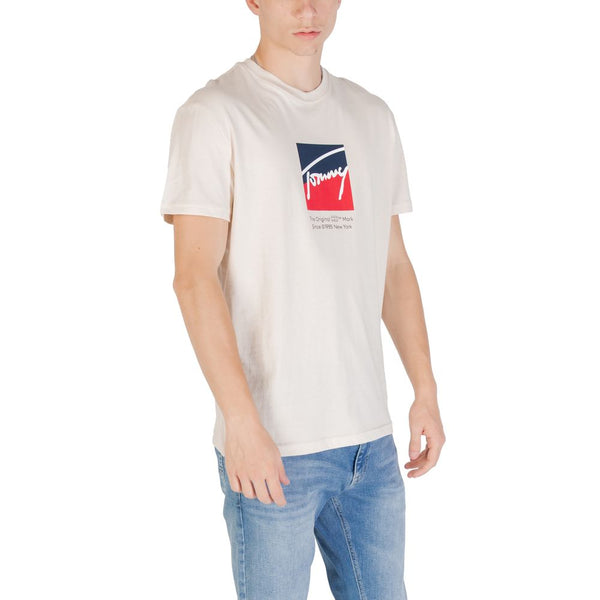 Beige Recycled Cotton T-Shirt