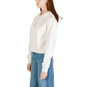 Cream Recycled Cotton Hoodie