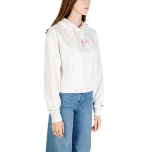 Cream Recycled Cotton Hoodie