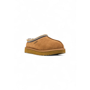 Beige Leather Ankle Boots