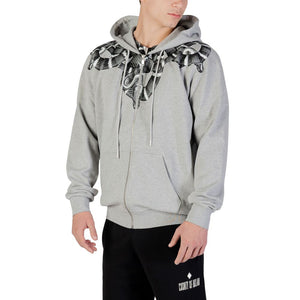 Gray Cotton Hoodie