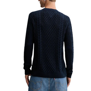 Blue Recycled Cotton Sweatshirt