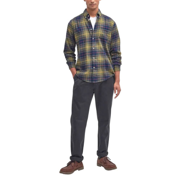 Bicolor Cotton Dress Shirt