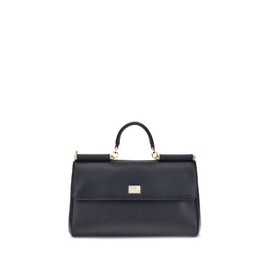 Black Calf Leather Bos Taurus Shoulder Bag