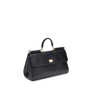 Black Calf Leather Bos Taurus Shoulder Bag
