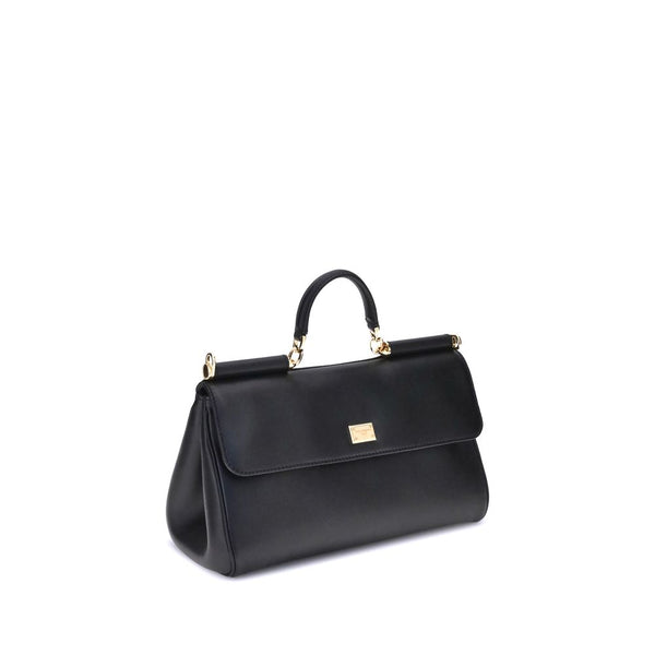Black Calf Leather Bos Taurus Shoulder Bag