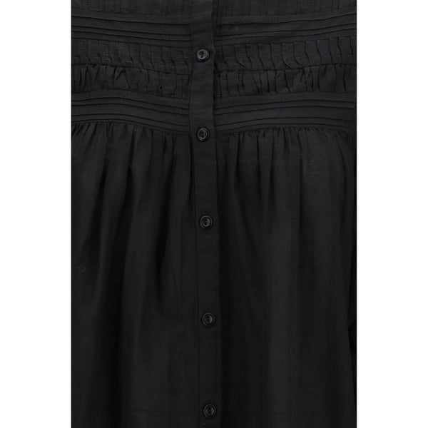 Black Cotton Dress Shirt
