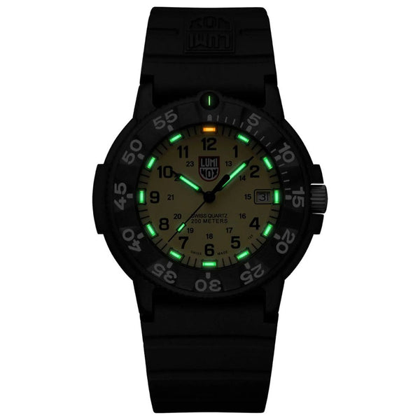 Black Rubber Sport Watch