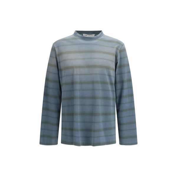 Blue Cotton Pattern Shirt