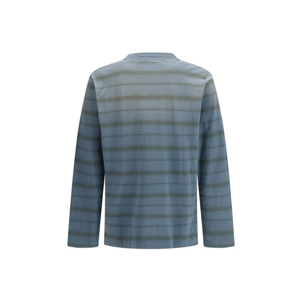 Blue Cotton Pattern Shirt