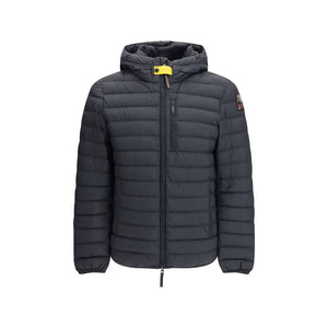 Blue Polyamide Full-Length Jacket
