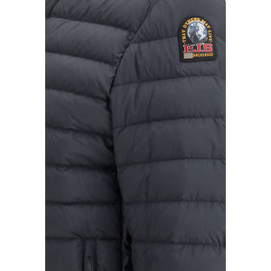 Blue Polyamide Full-Length Jacket