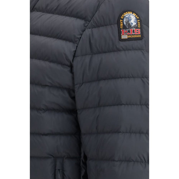 Blue Polyamide Full-Length Jacket