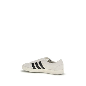 Beige Calf Leather Bos Taurus Low Top Sneakers
