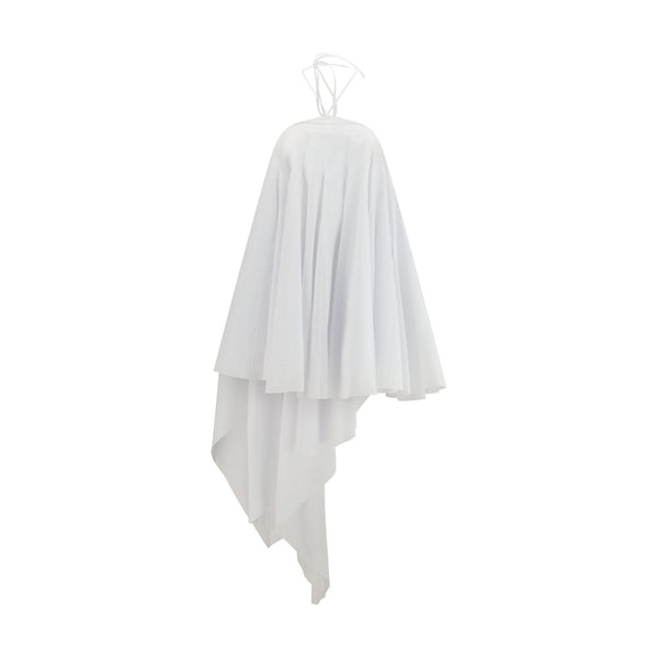 White Cotton Casual Dress