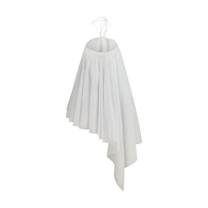 White Cotton Casual Dress