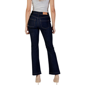 Blue Cotton Skinny Jeans