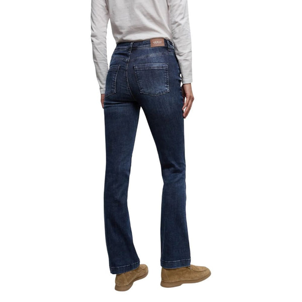 Blue Cotton Skinny Jeans