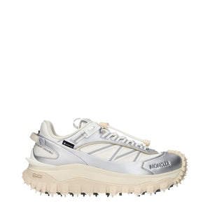 Gray Fabric Athletic Sneakers
