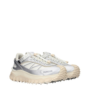 Gray Fabric Athletic Sneakers
