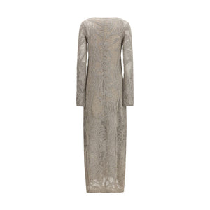 Beige Linen Casual Dress