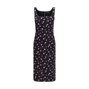 Multicolor Silk Casual Dress